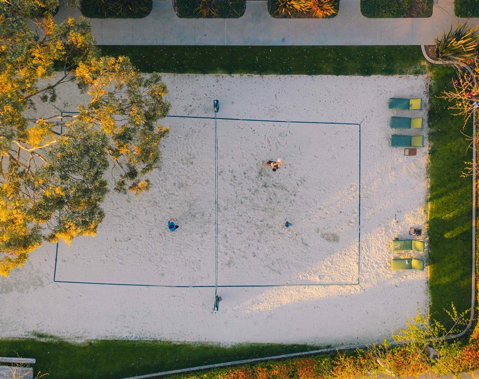 Volleyball Court Aerial