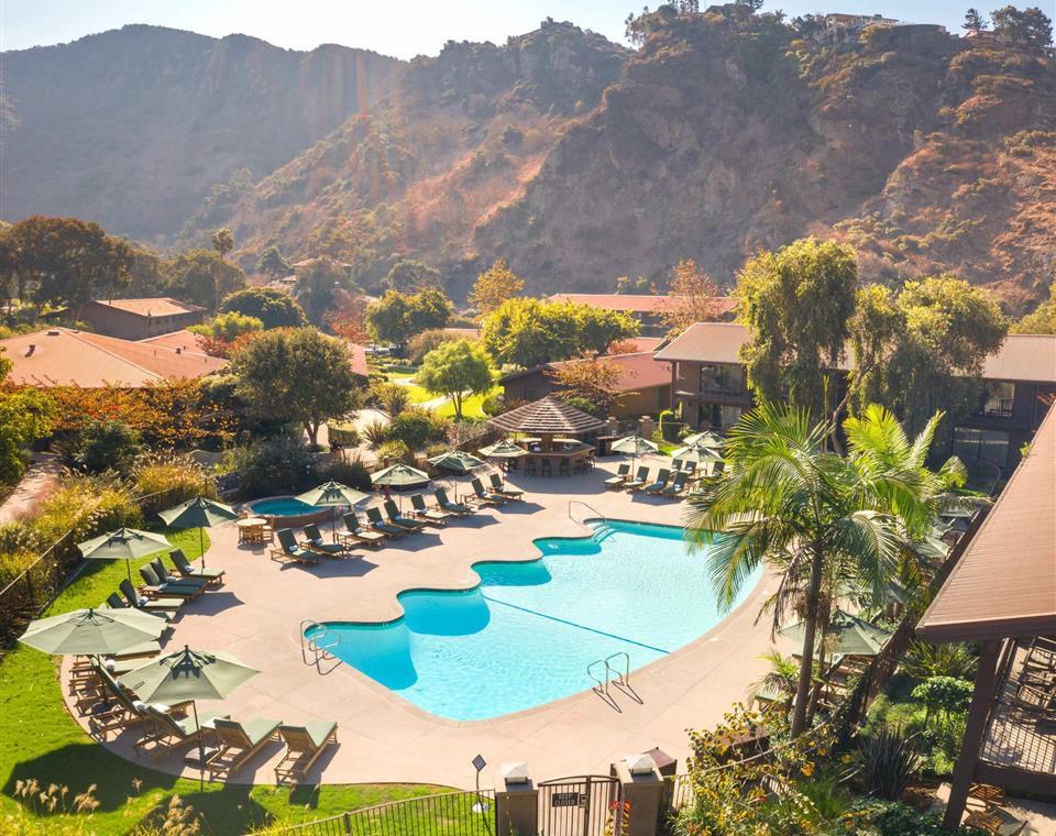 The Ranch At Laguna Beach Pool Aerial View