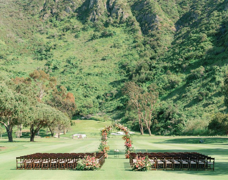 Wedding Ceremony First Fairway 