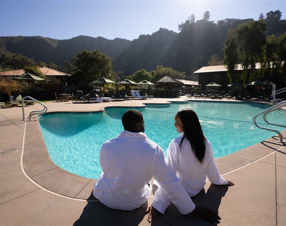 Couple at the Pool 