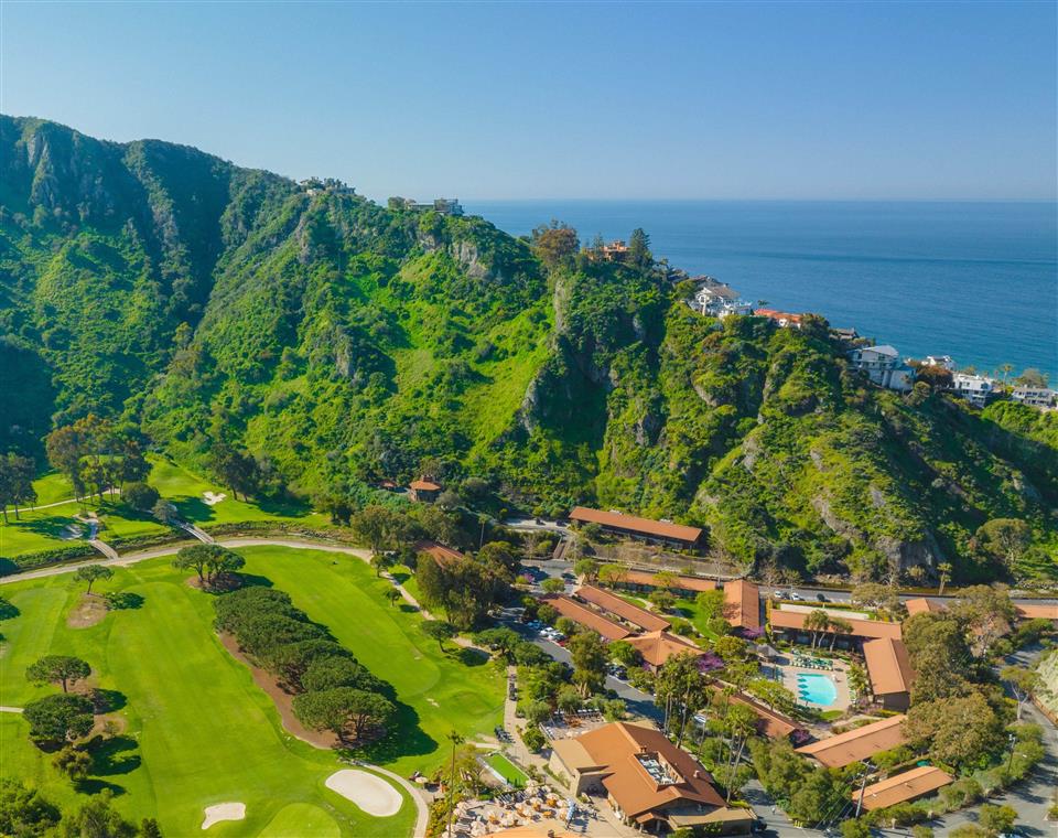 Aerial of Golf Course and Resort